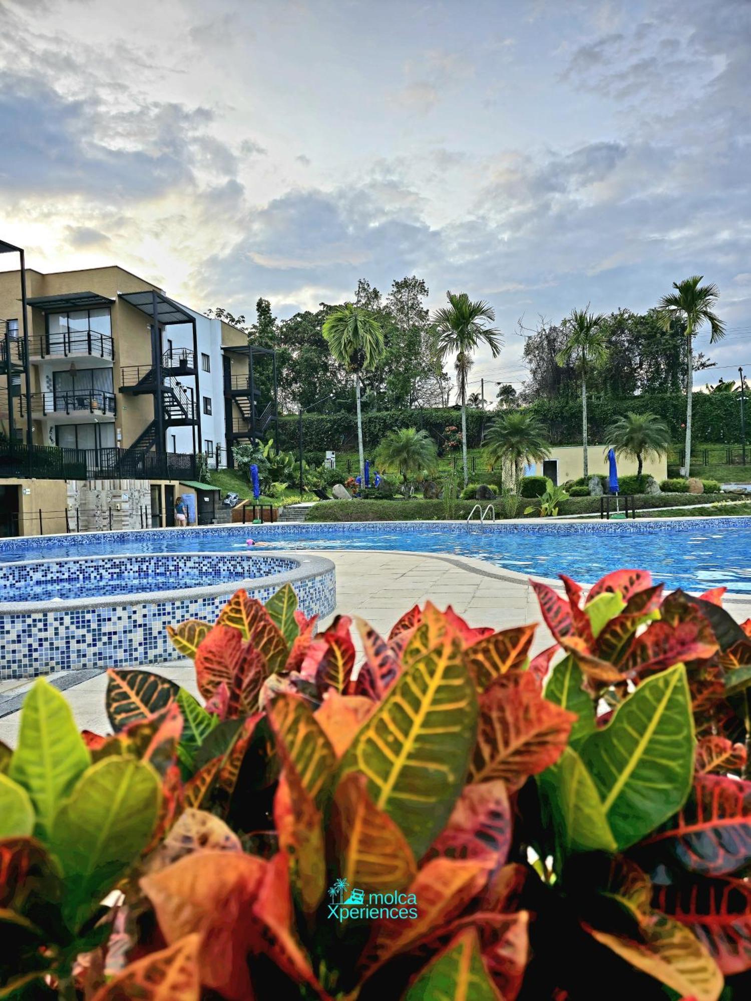 Apartamento Privado Vacacional A 5M Del Aeropuerto, 20 Minutos Del Parque Del Cafe Y Centro De Armenia Con 4 Piscinas, 3 Jacuzzi, Sauna By Molca Xperiences 3H Exteriör bild